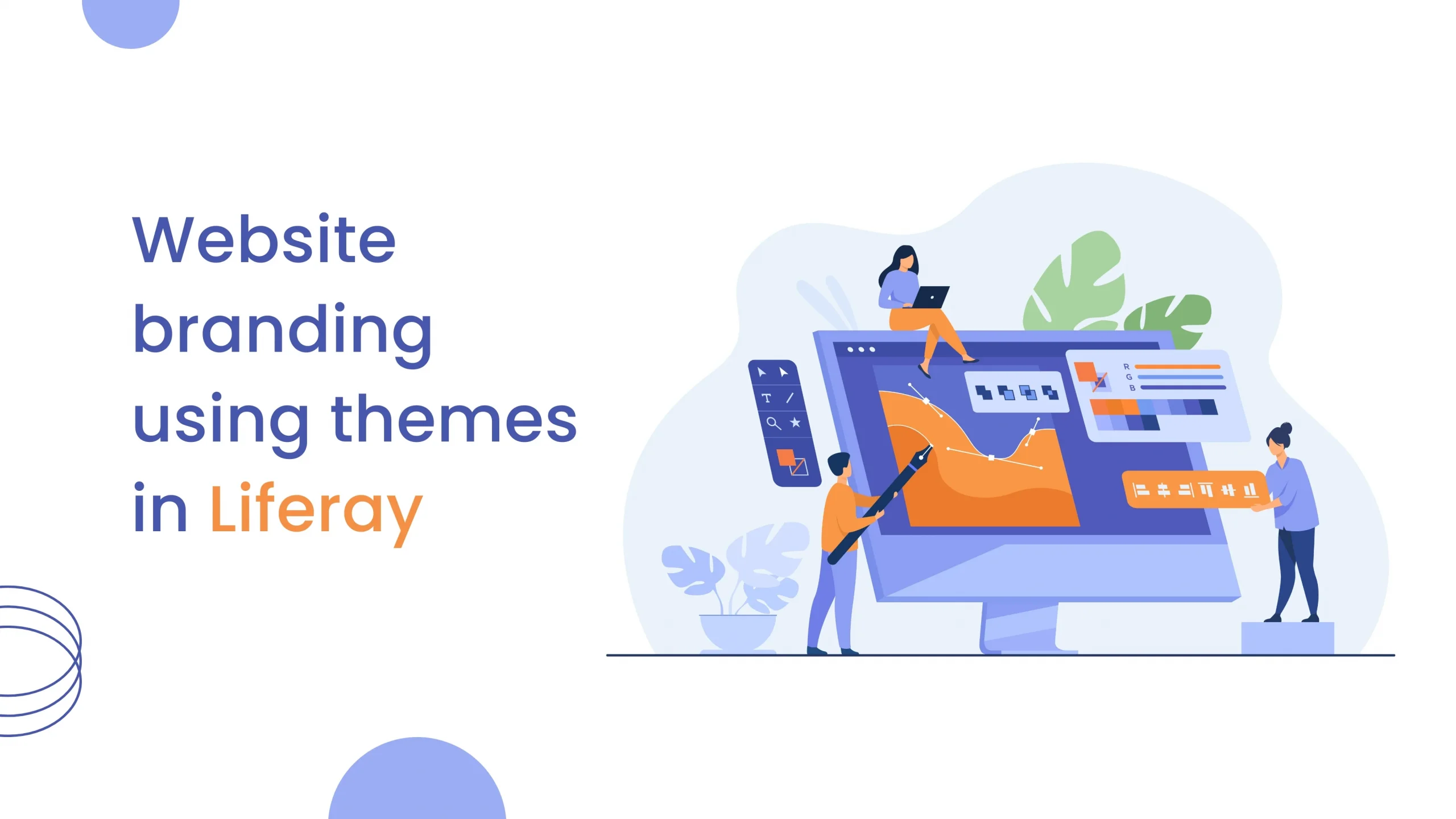 Website branding using themes in Liferay